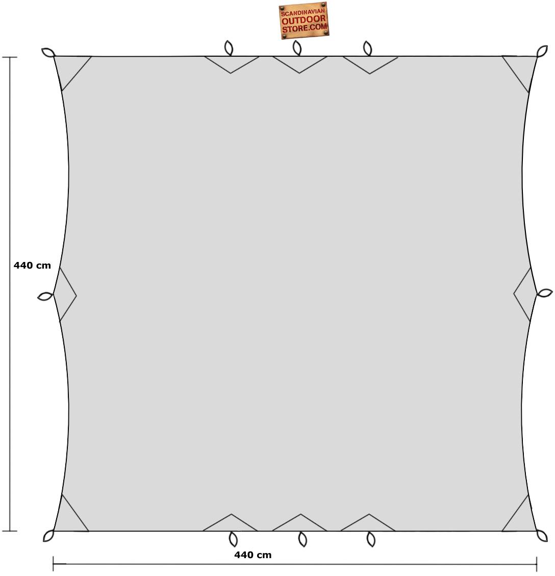 Hilleberg Tarp 20 XP Punainen 02