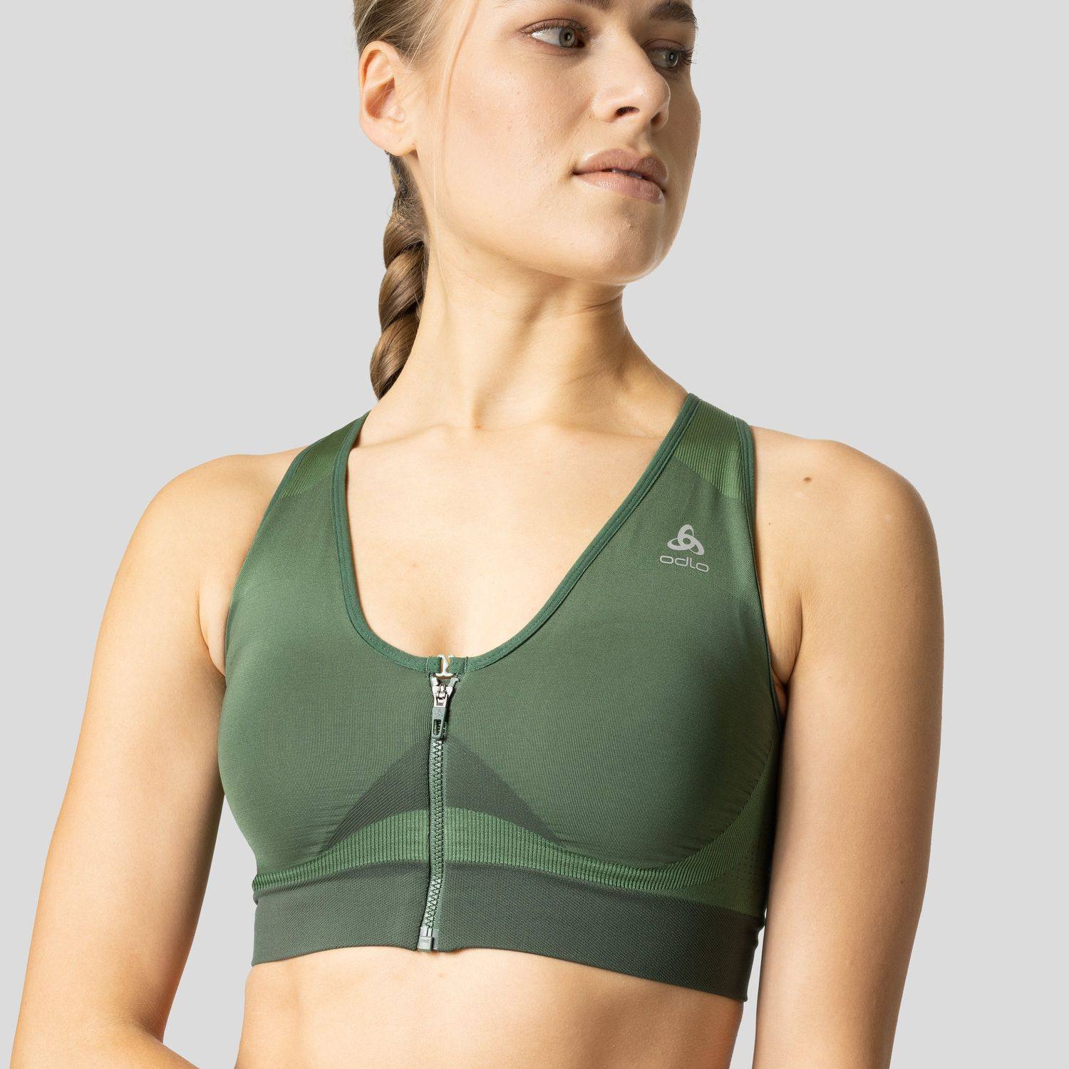 Odlo Women's SEAMLESS HIGH Sports Bra 2024 Loden 03