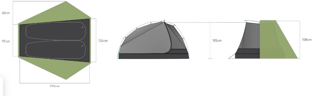 Sea To Summit Alto Tr2 Bikepack Vihreä 04