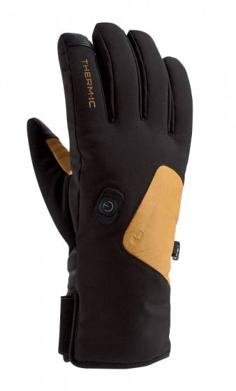 Therm-Ic Power Gloves Ski Light Boost Musta / Ruskea 03