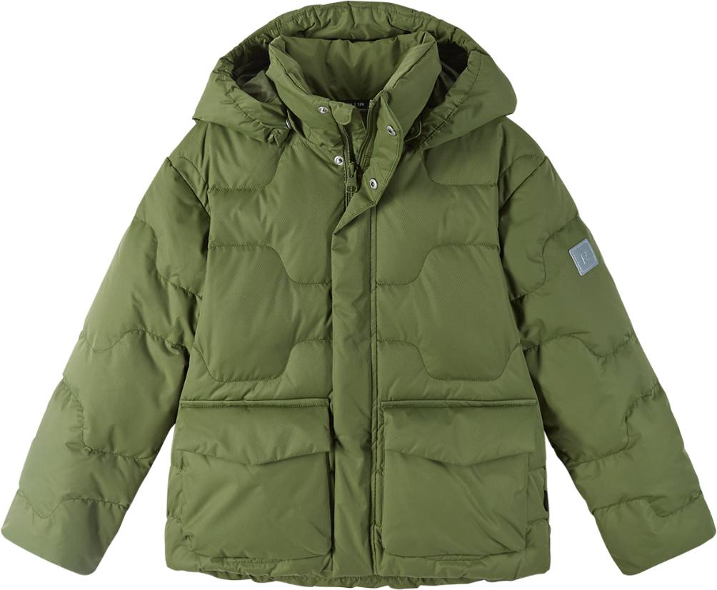 hooded jacket Echinodon Boys' down jacket with removable fur hood children's winter jacket parka 