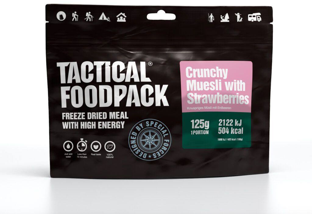 Tactical Foodpack Crunchy Muesli with Strawberries