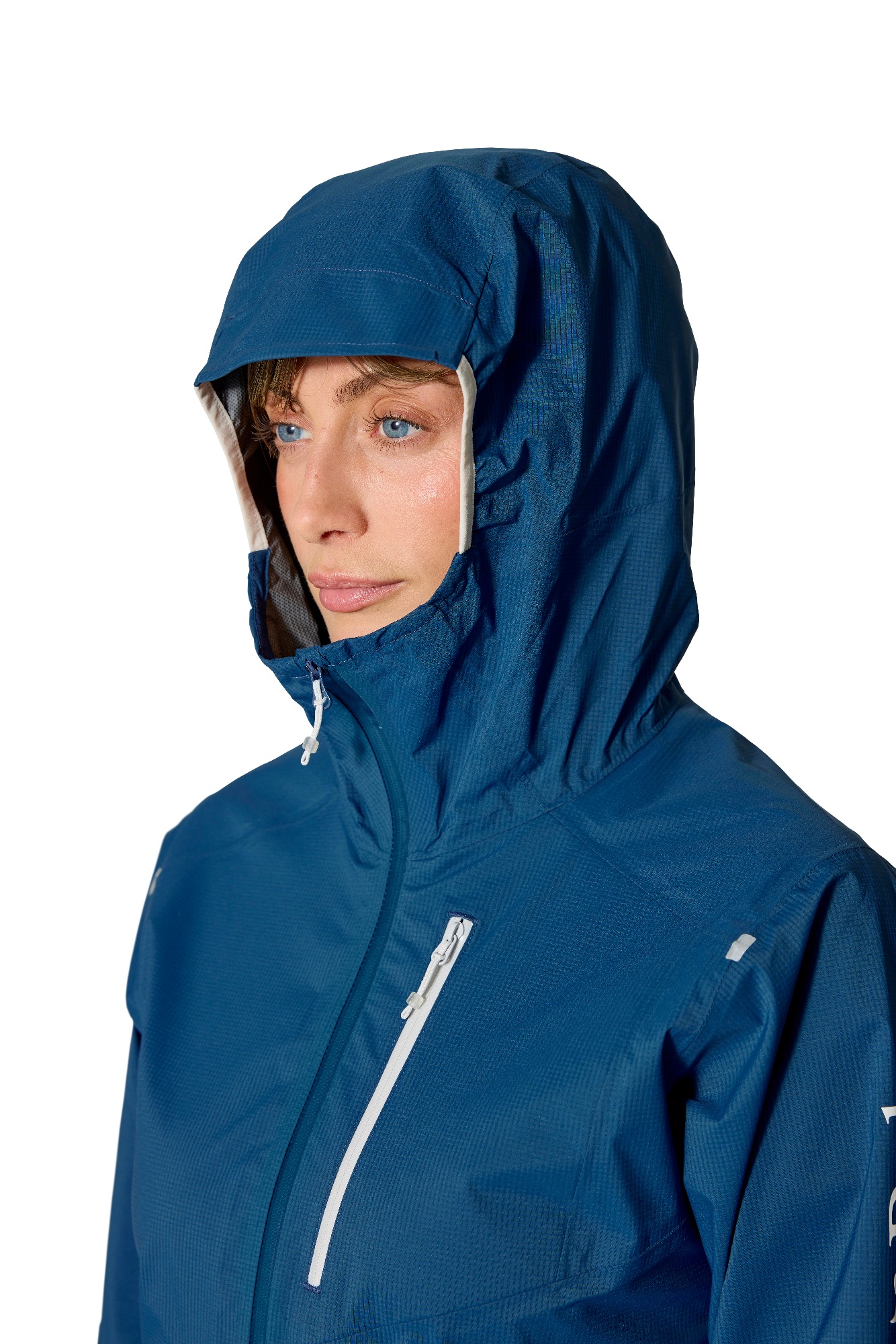 Rab Women's Downpour Trail Light Jacket Tempest Blue 15