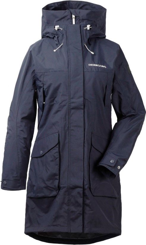 Didriksons Women's Thelma Parka 36 tummansininen (Second Hand) tummansininen 03