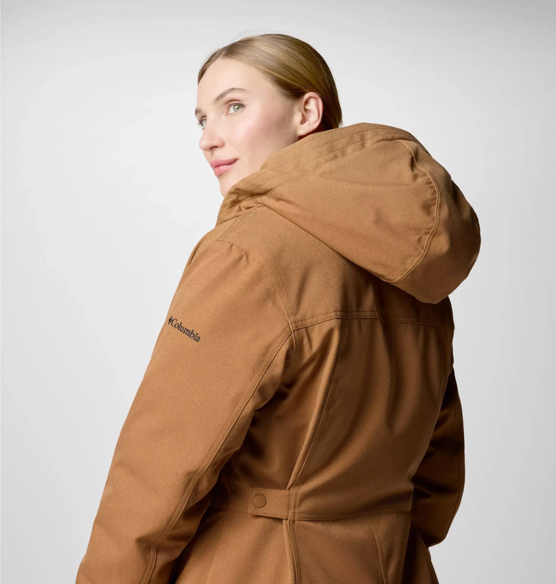 Columbia Women's Alameda Ridge Insulated Waterproof Parka - Naisten vedenpitävä parkatakki Camel 07