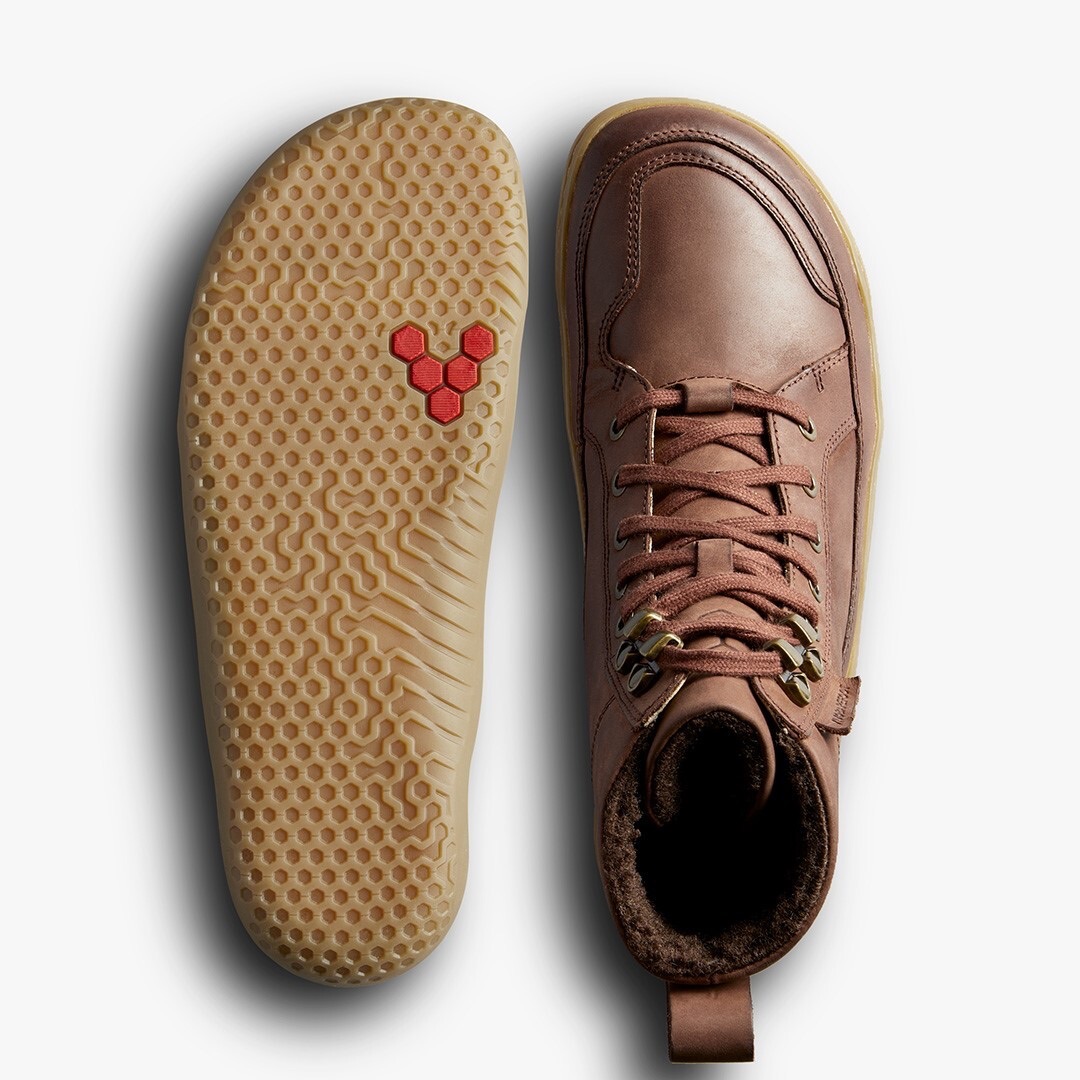 Vivobarefoot Women's Gobi Boot Warmlined - Naisten talvikengät Bark 02