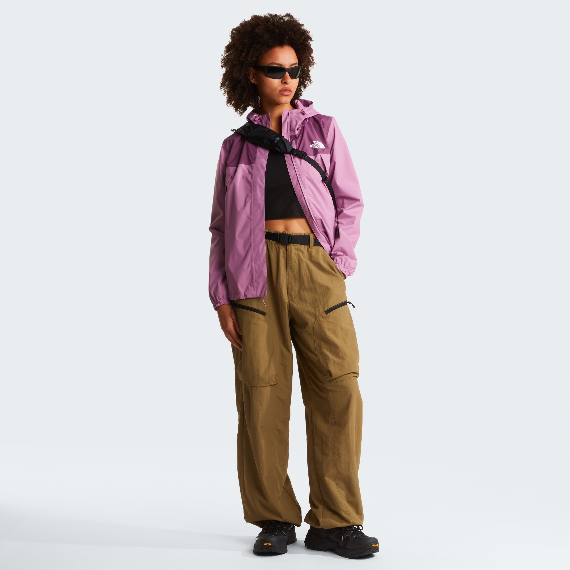 The North Face Women's Antora Rain Jacket Hushed Lavender/Chroma 03