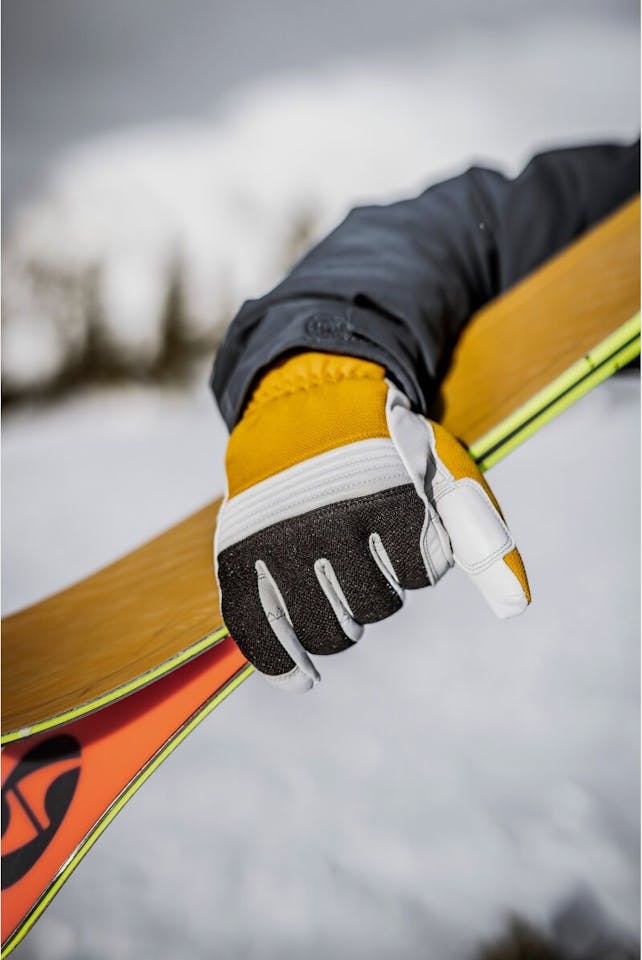 Hestra Couloir 5 Finger Sinappi 02