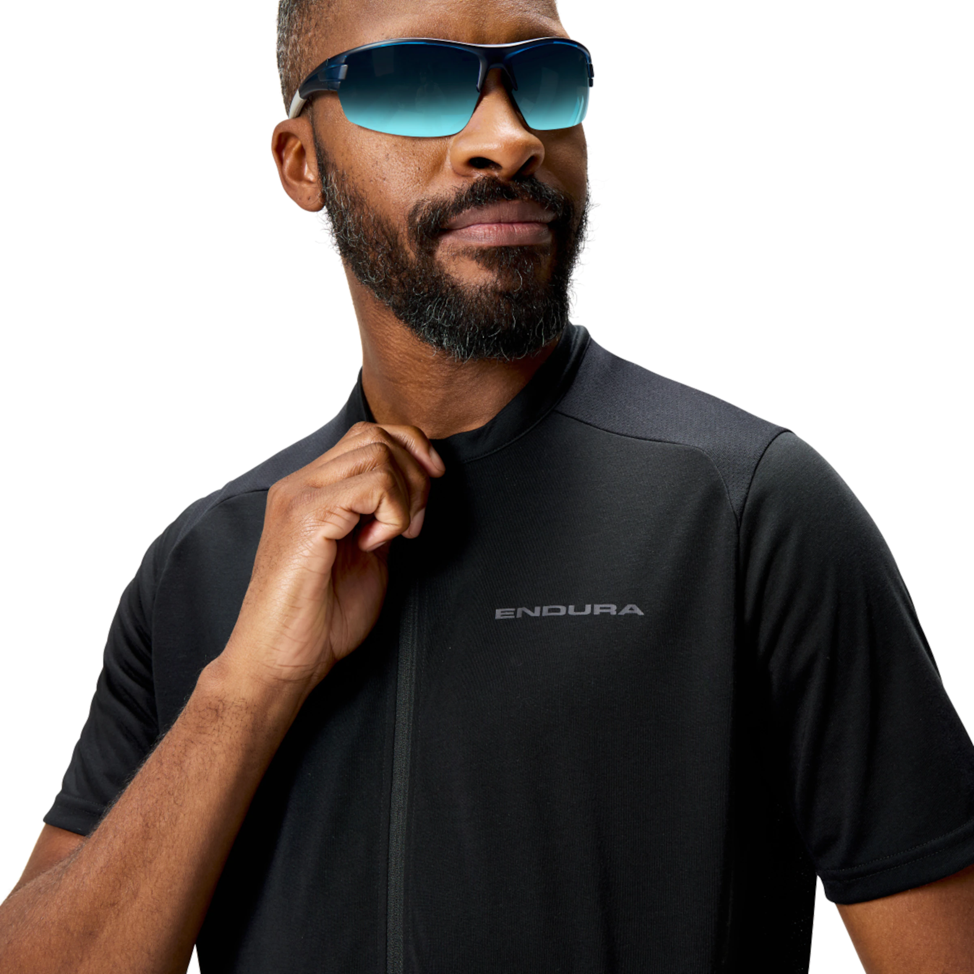 Endura Men's Loop S/S Zipped Jersey Black 03