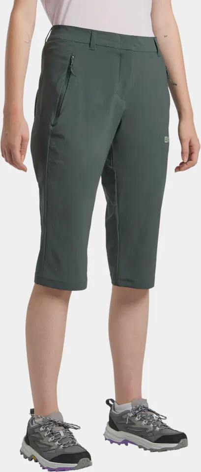 Jack Wolfskin Women's Hikeout 3/4 Pant Slate 01