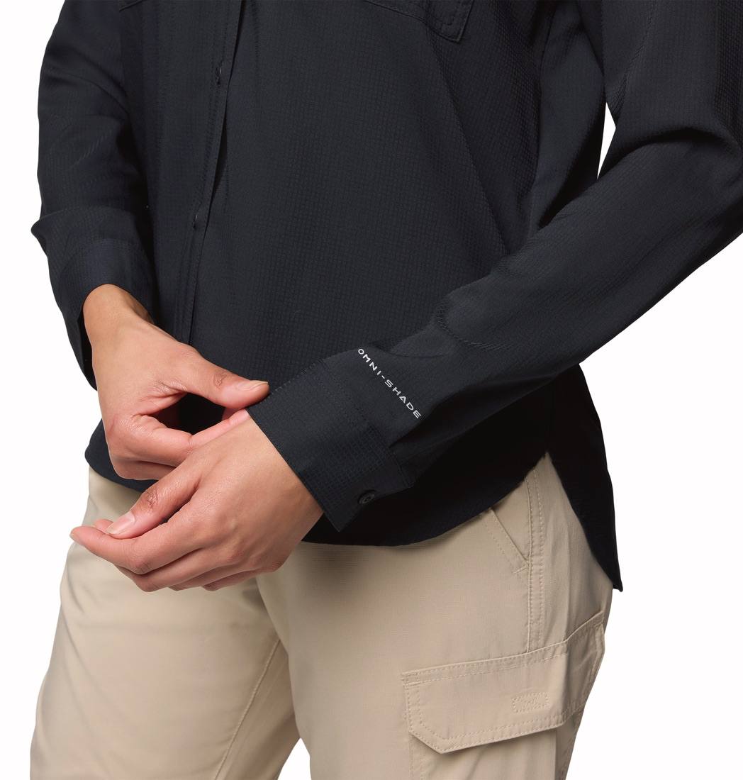 Columbia Women's Silver Ridge Utility Long Sleeve Shirt Black 06