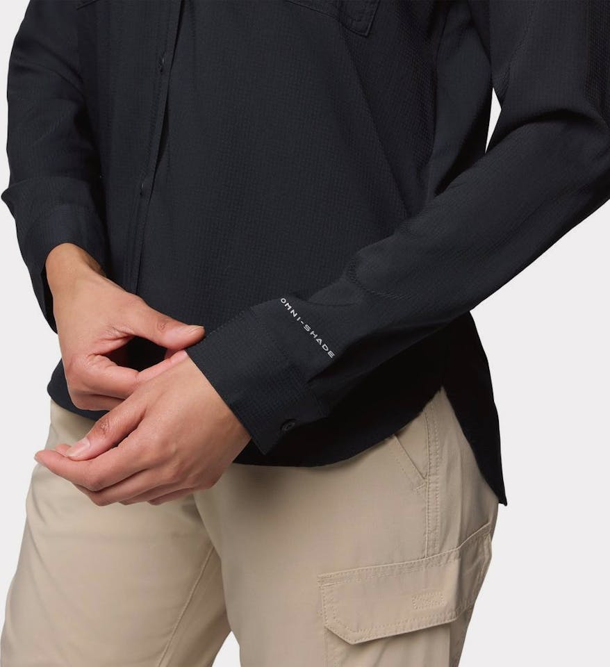 Columbia Women's Silver Ridge Utility Long Sleeve Shirt Black 03