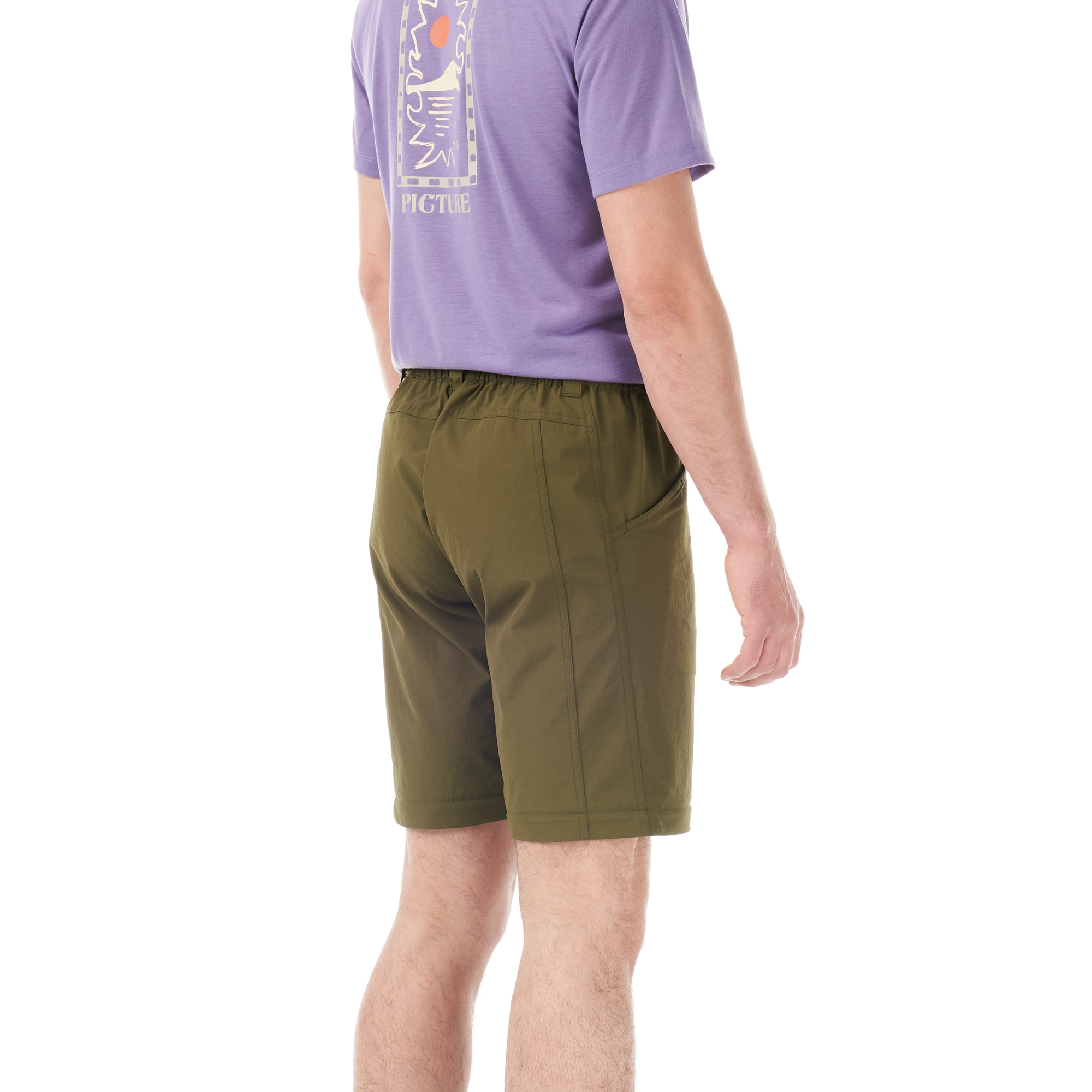 Picture Organic Clothing Men's Outif Stretch 2in1 Pant Tobacco 14