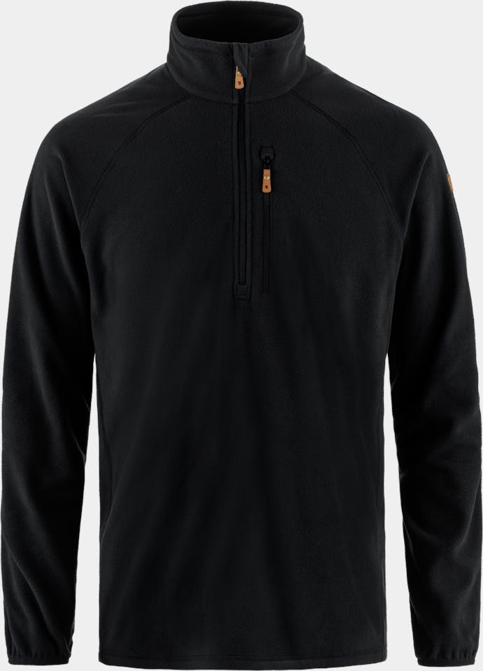 Fjällräven Men's Övik Lite Fleece Half Zip Black 01