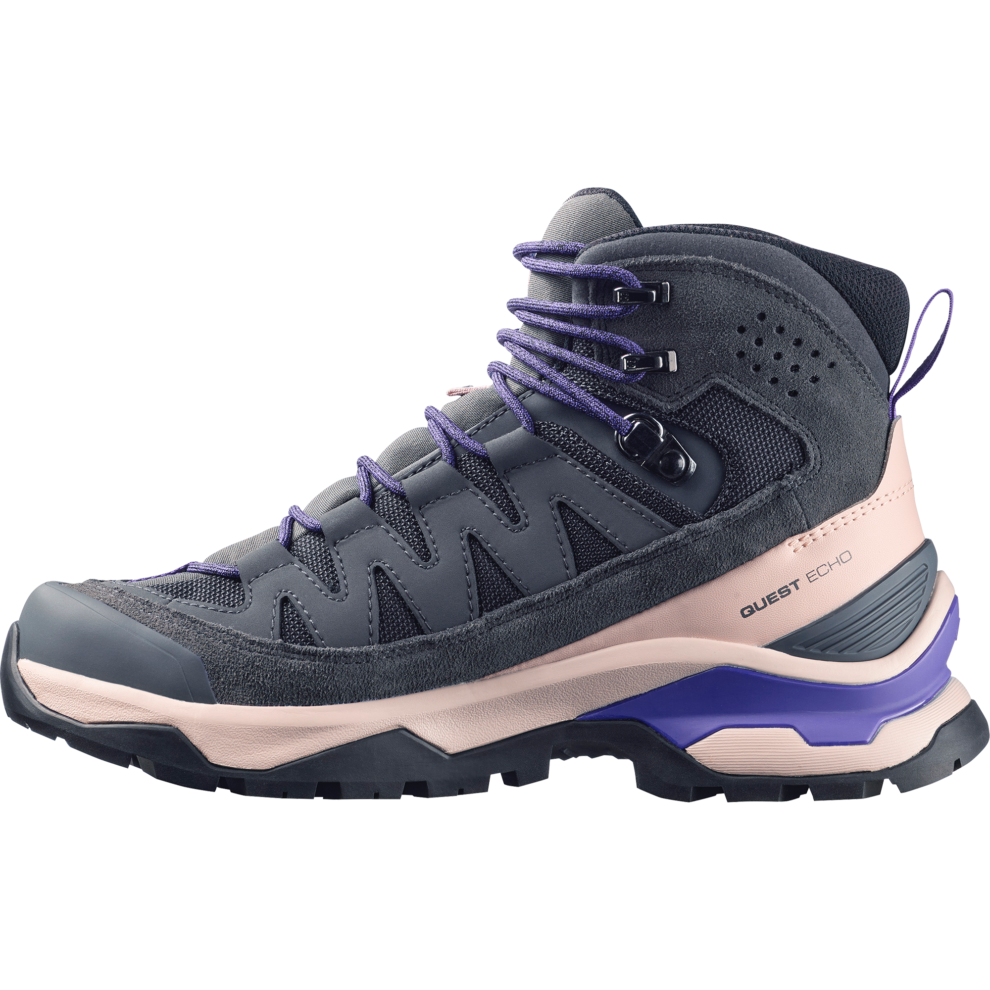 Salomon Women's Quest Echo GTX Asphalt/Shadow Gray/Deep Blue 06