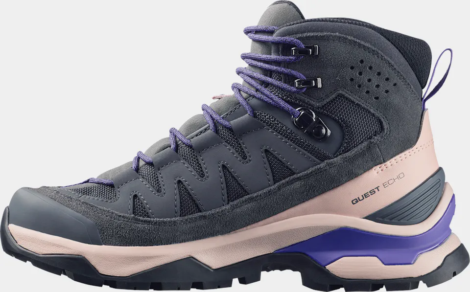 Salomon Women's Quest Echo GTX Asphalt/Shadow Gray/Deep Blue 06