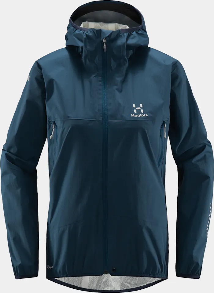Haglöfs Women's L.I.M Proof Jacket Dark Ocean 01