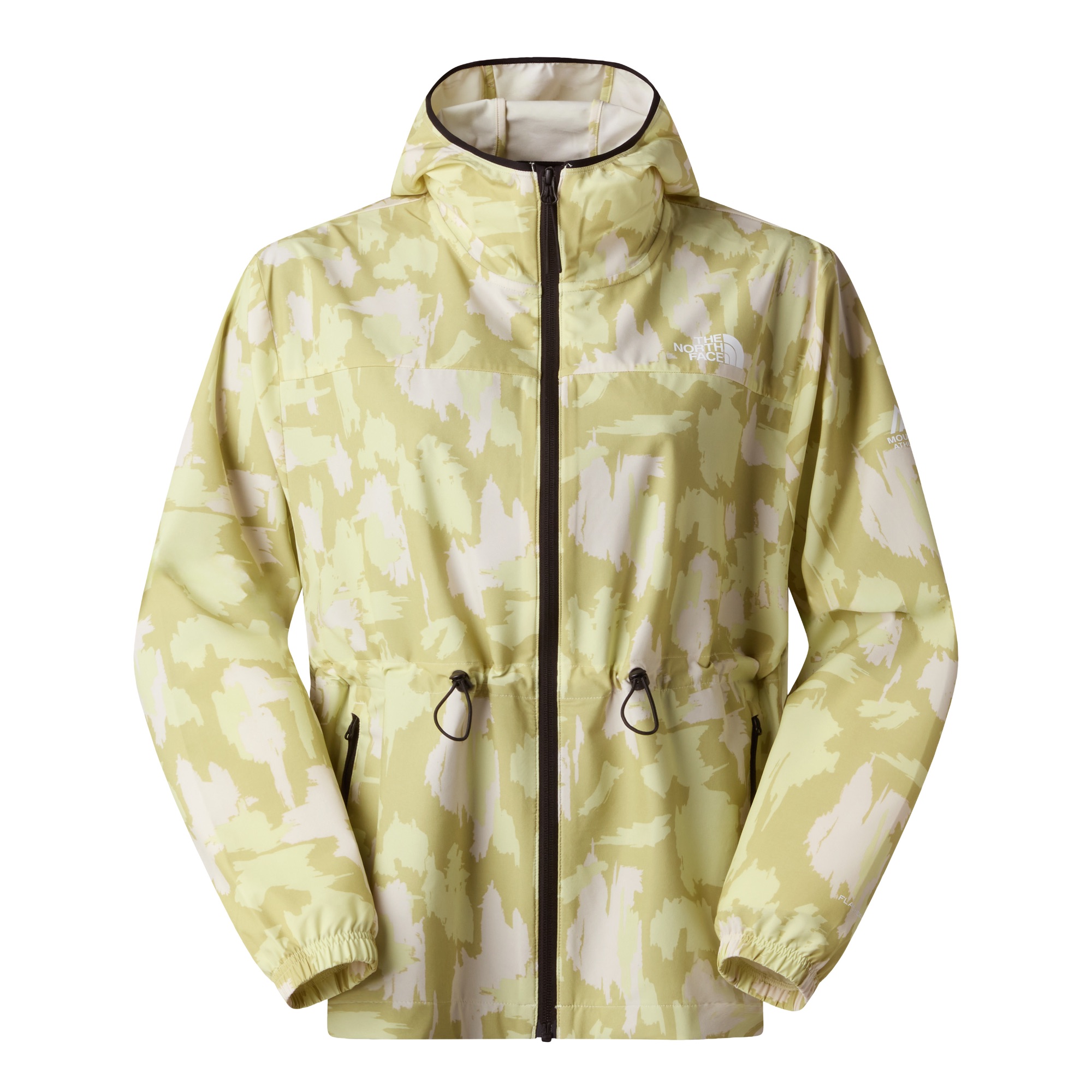 The North Face Women's Mountain Athletics Hooded Wind Jacket Lemonade 06