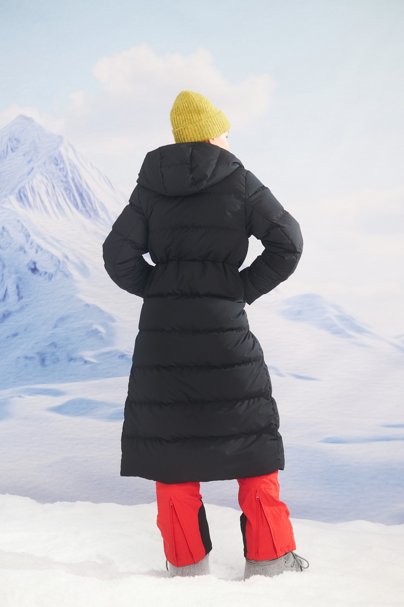 Joutsen Women's Blenda - Naisten untuvatakki Musta 03