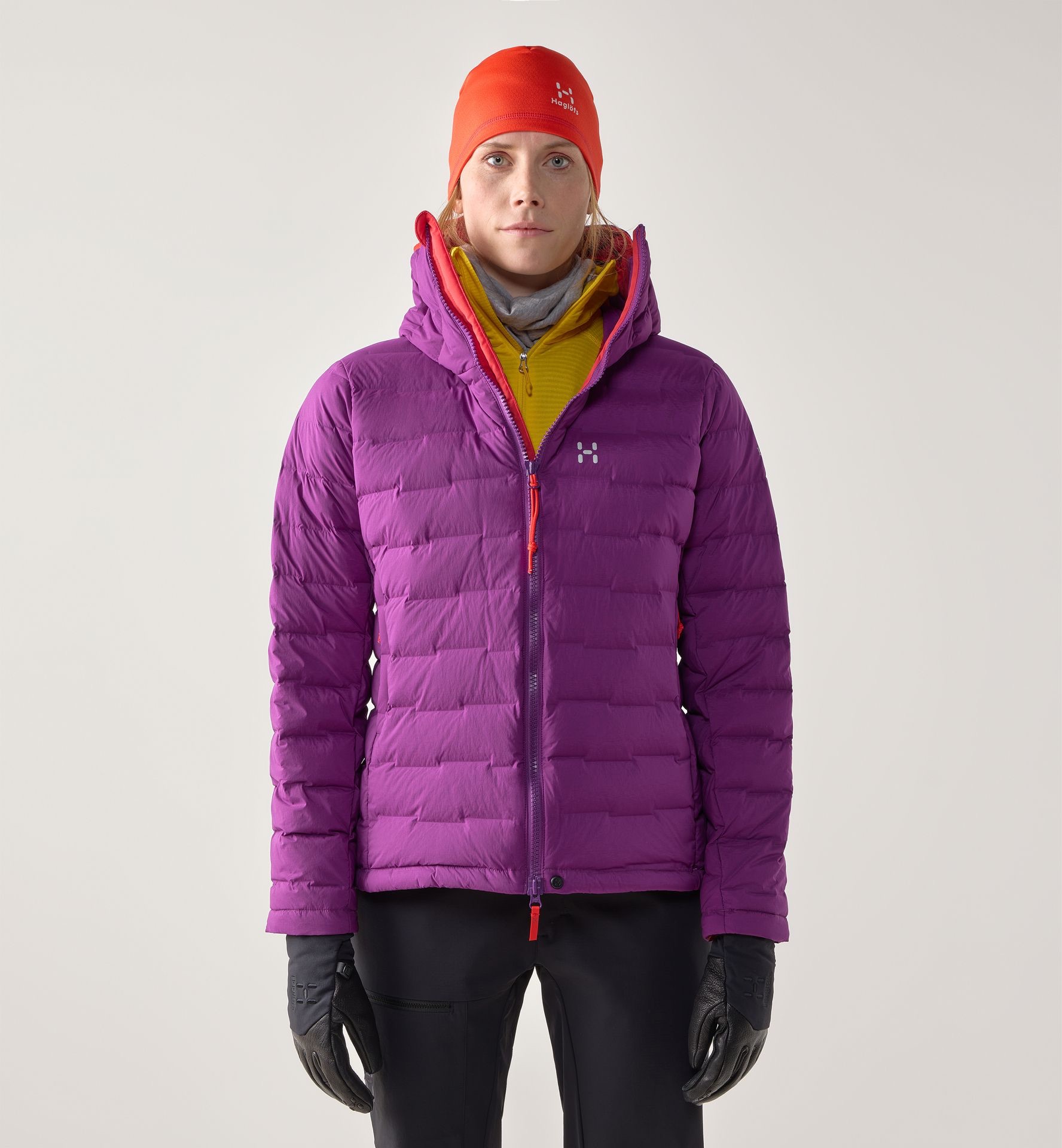 Haglöfs Women's Spitz Down Hood - Naisten untuvatakki Grape Purple 04