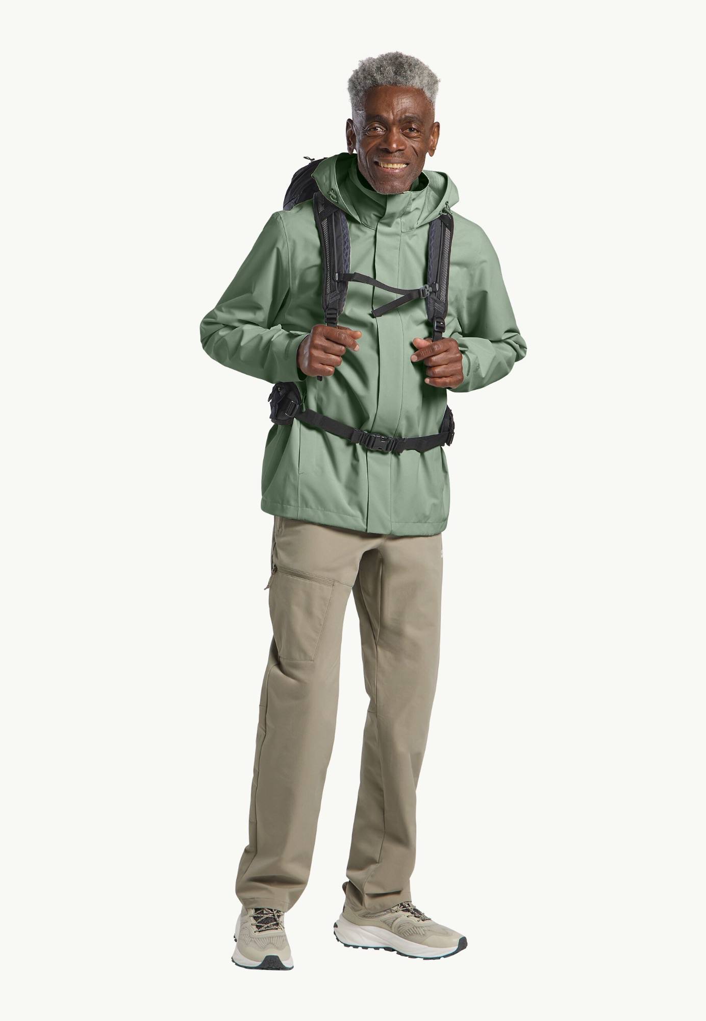 Jack Wolfskin Men's Trailtime 2L Jacket Eukalyptus 04