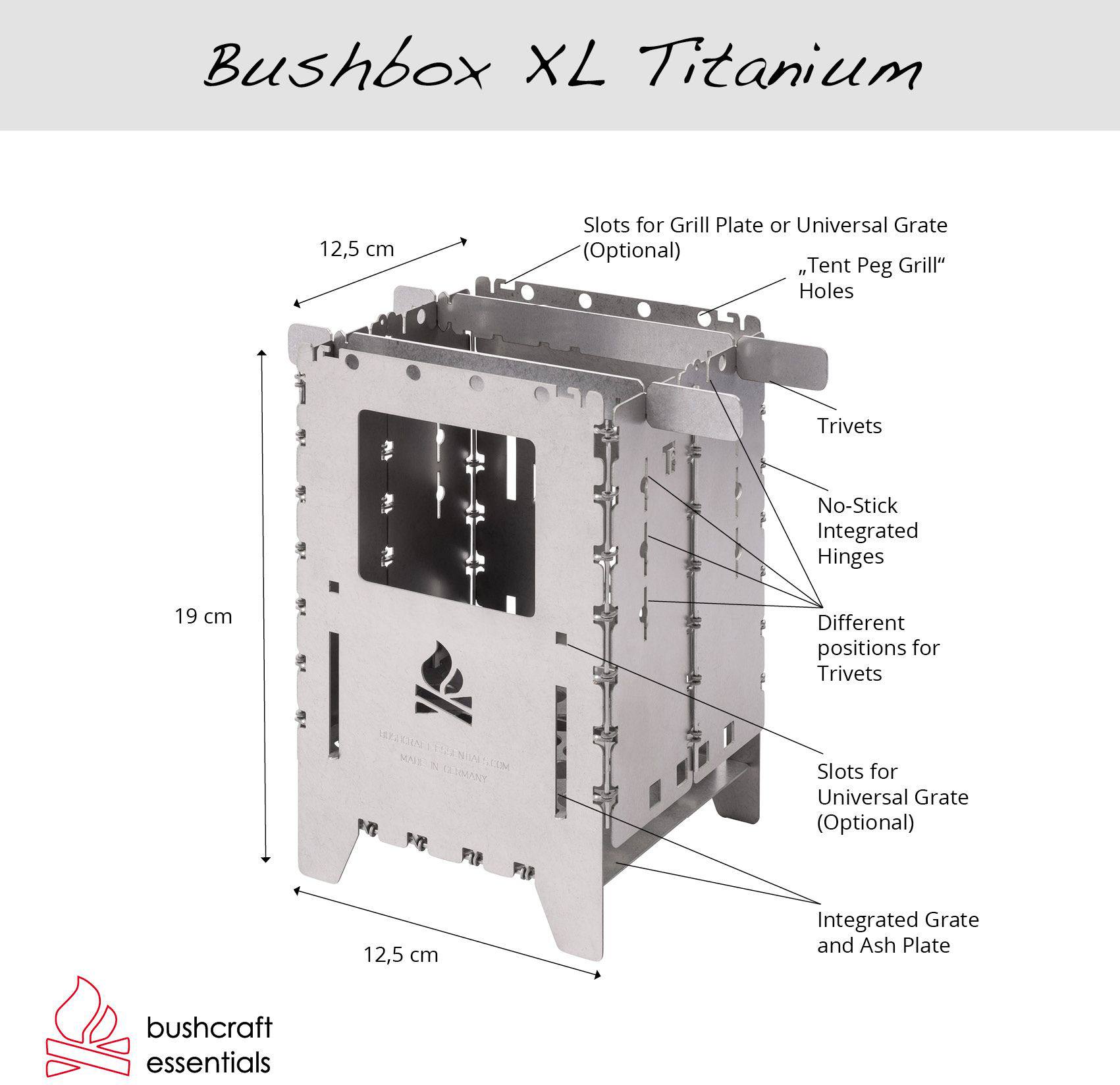 Bushcraft Essentials Bushbox XL Titanium  02