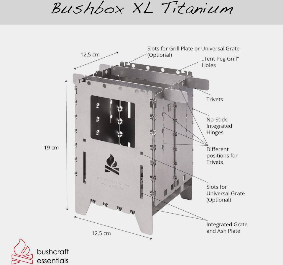 Bushcraft Essentials Bushbox XL Titanium  02