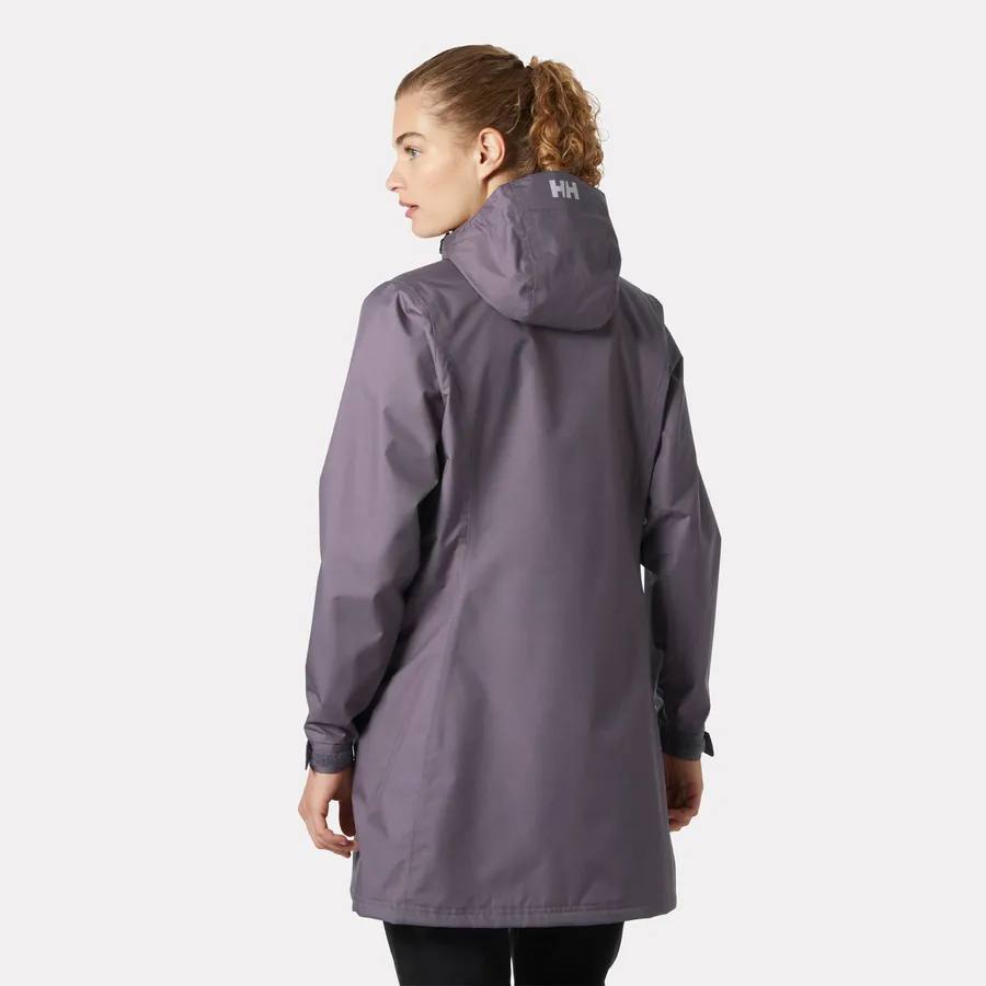 Helly Hansen Women's Long Belfast Jacket Smoked Purple 02