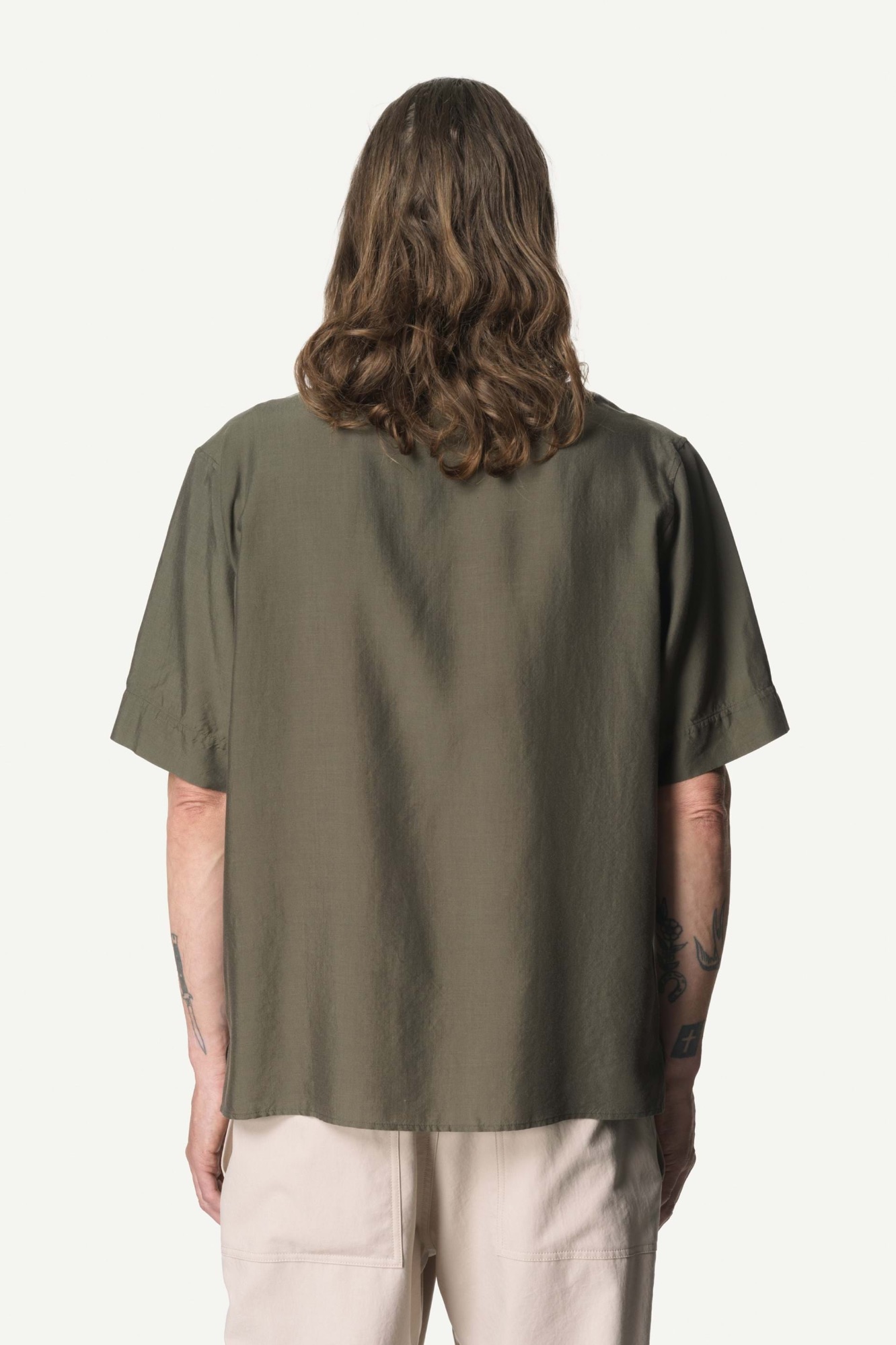 Houdini Men's Tree Short Sleeve Shirt Tummanvihreä 02