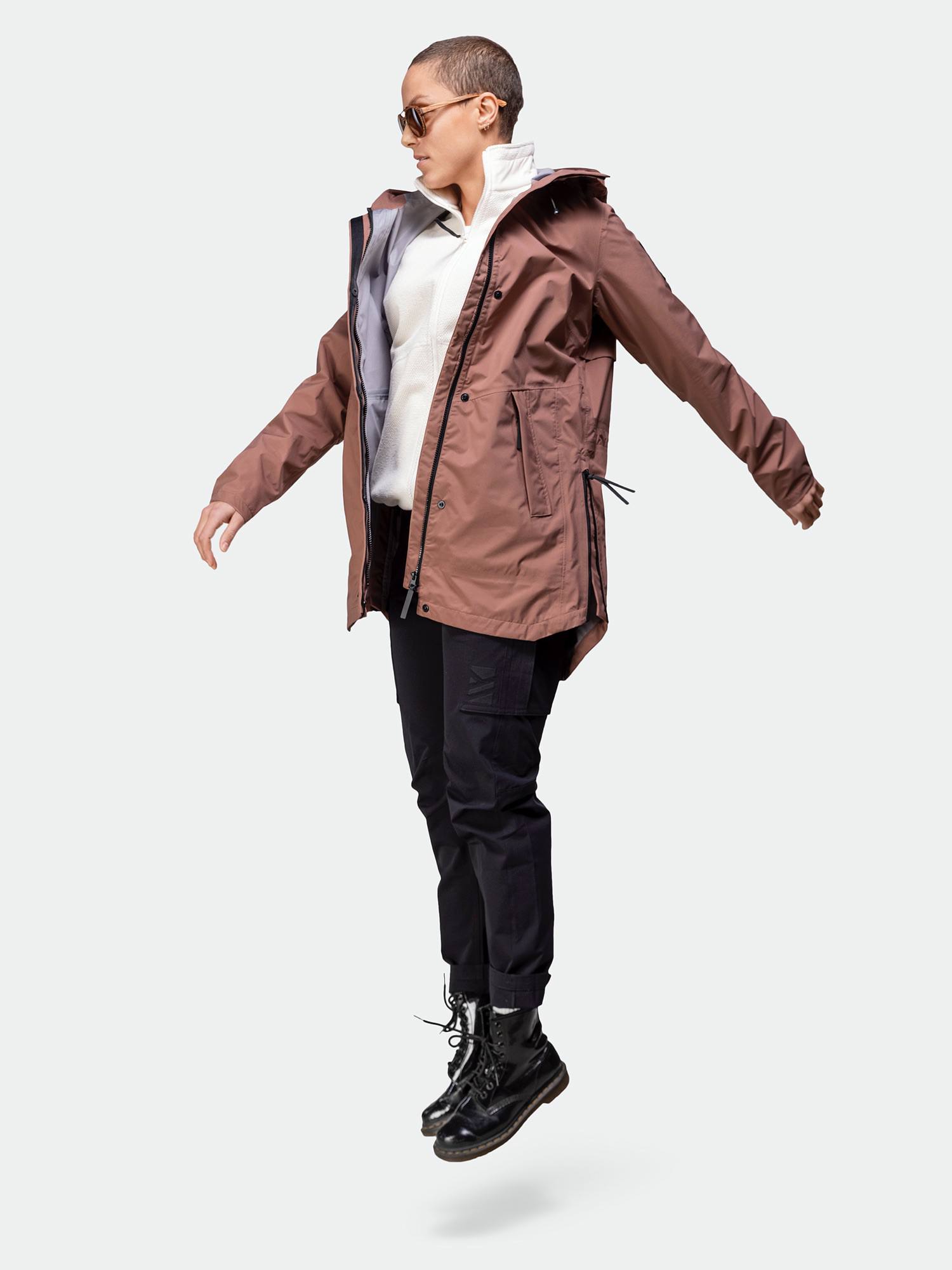 Halti Women's Kurvi 3L Parka Nutmeg Brown 07