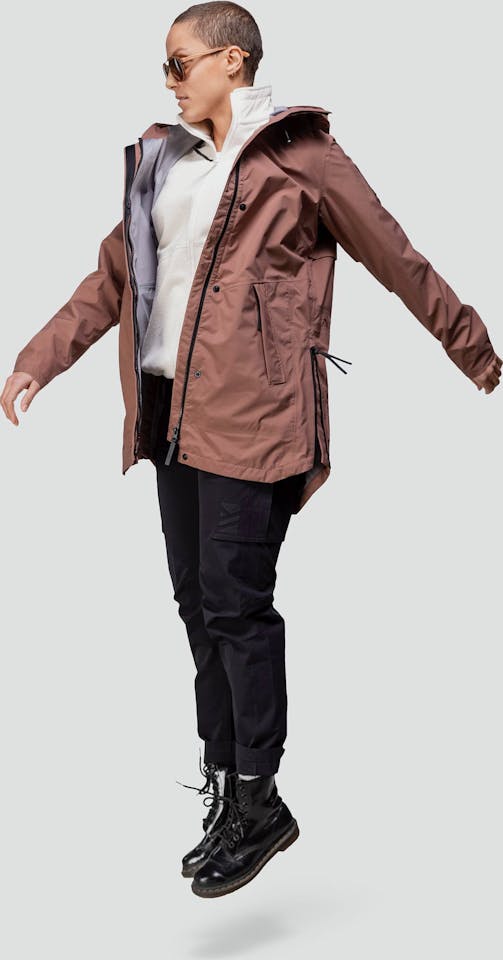 Halti Women's Kurvi 3L Parka Nutmeg Brown 07