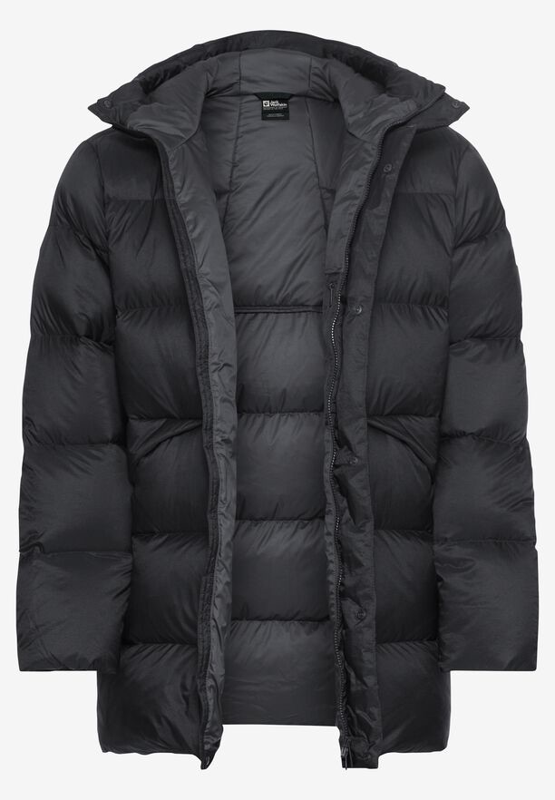 Jack Wolfskin Men's Icy Hill Coat RDS - Miesten untuvatakki Musta 09
