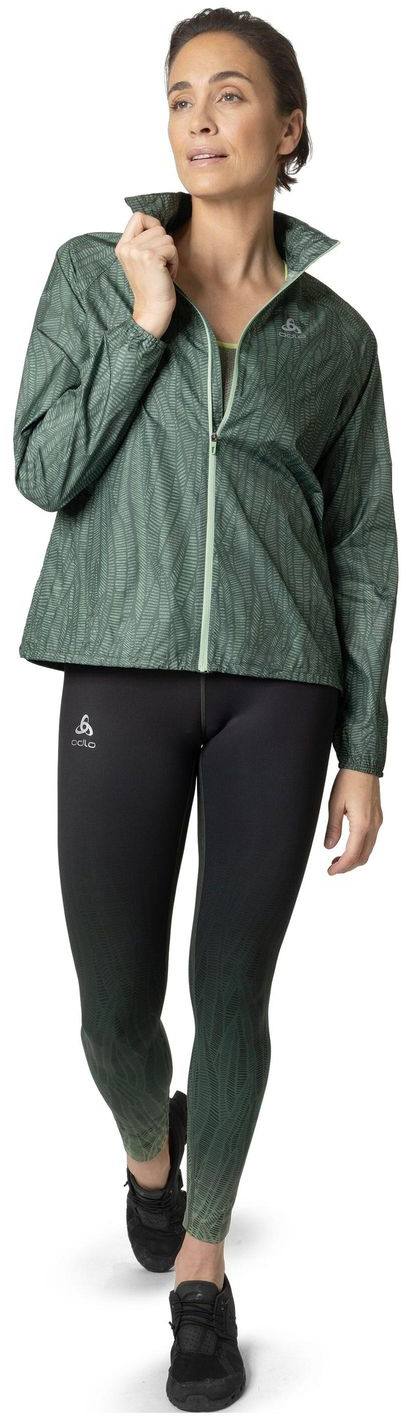 Odlo Women's Zeroweight Print Tights Loden 04