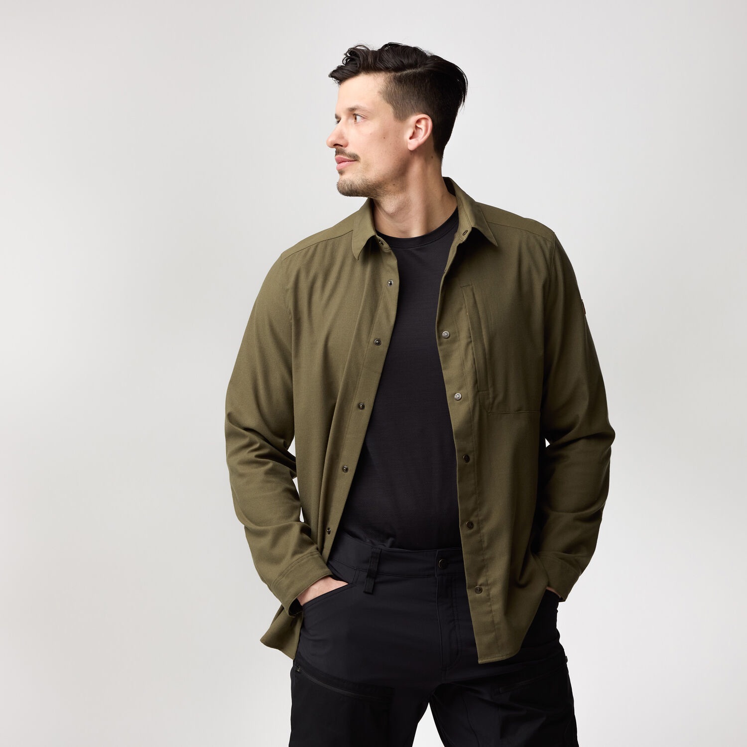 Fjällräven Men's Keb Trekking LS Shirt Dark navy 19