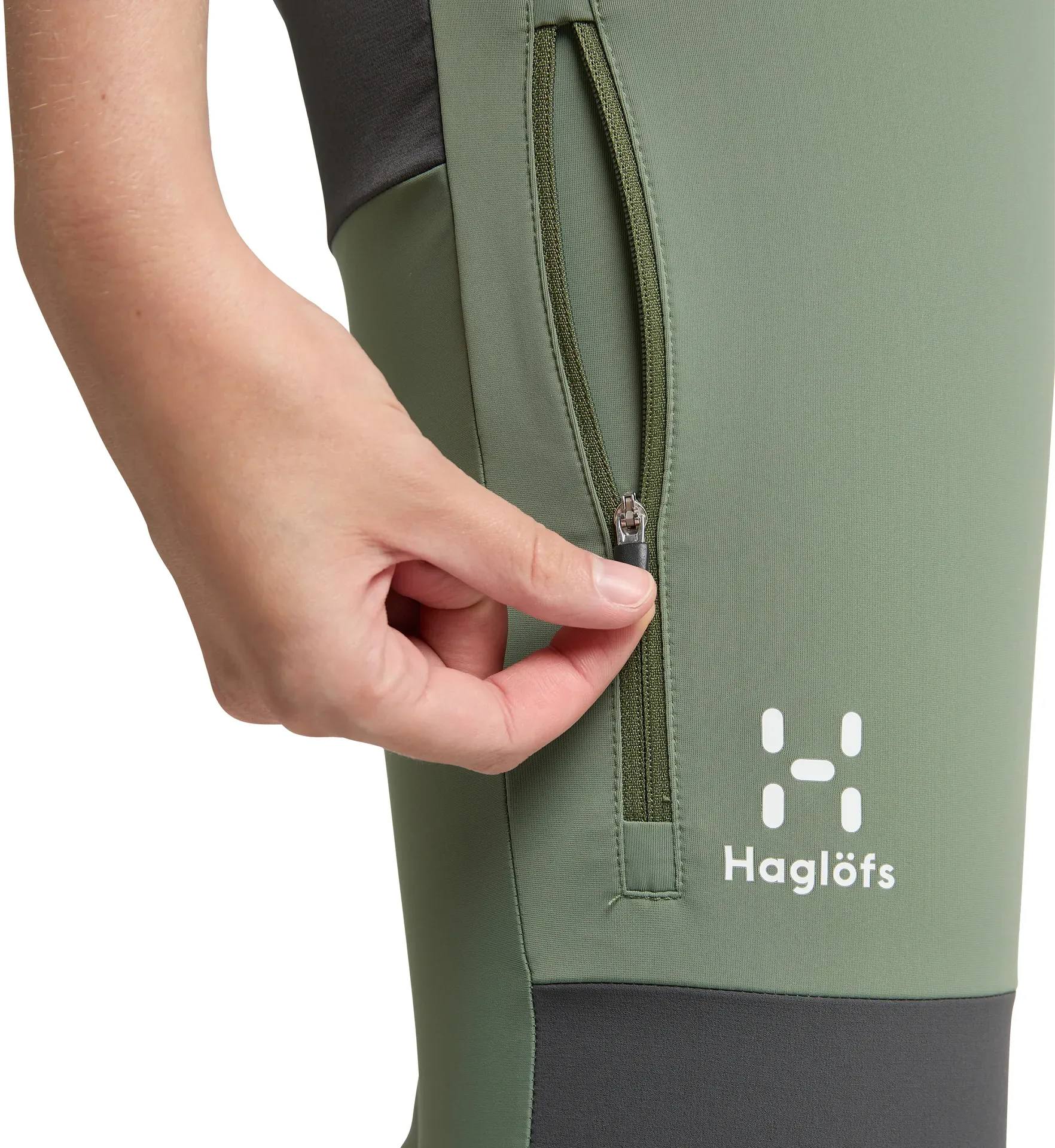 Haglöfs Luna W Tights Olive green/Magnetite 05