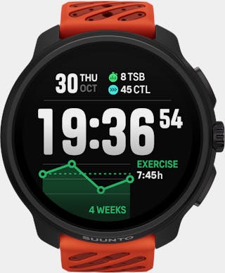 Suunto Race 2 Stainless Steel Coral Orange