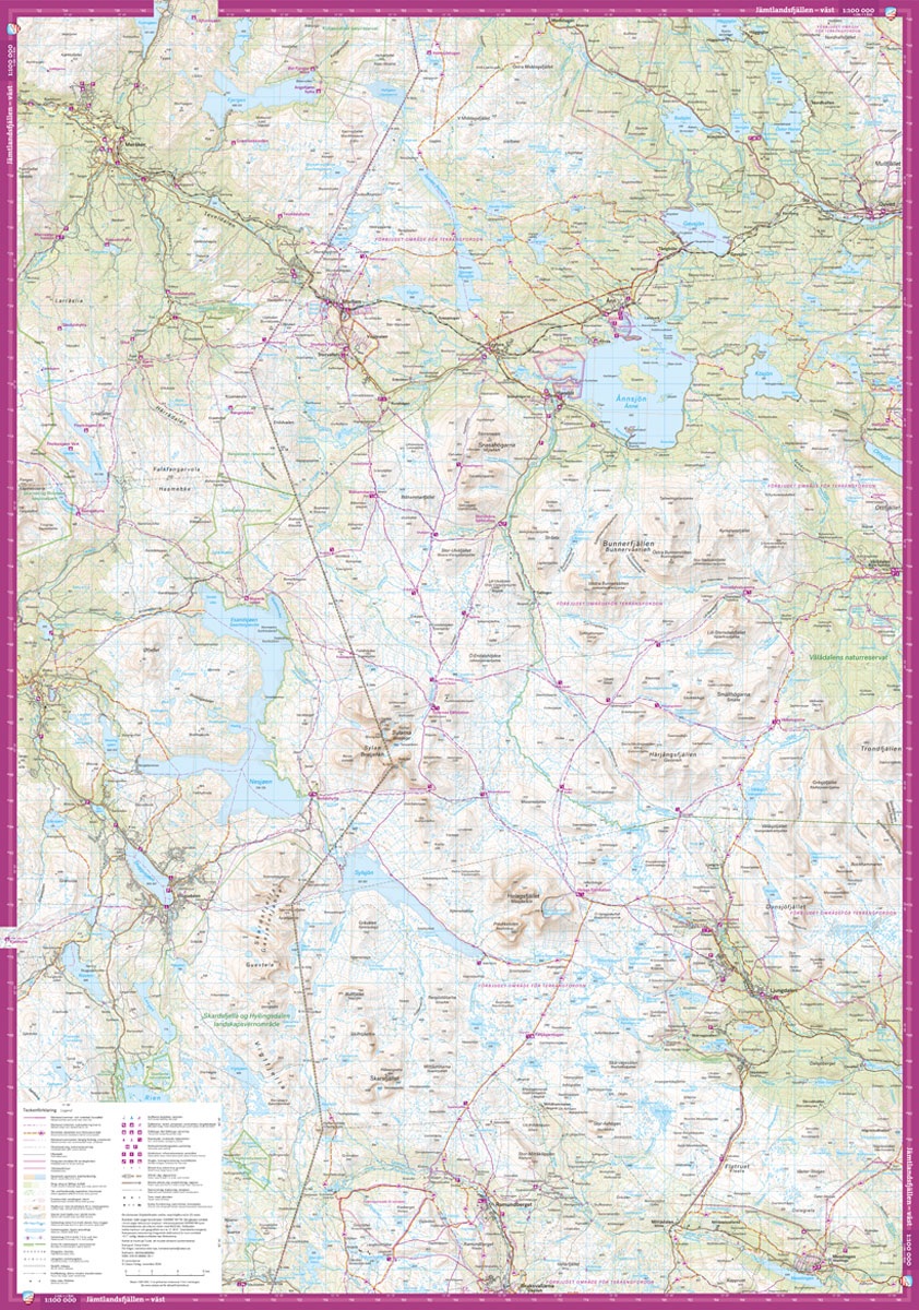 Calazo Jämtlandsfjällen 1:100 000  02