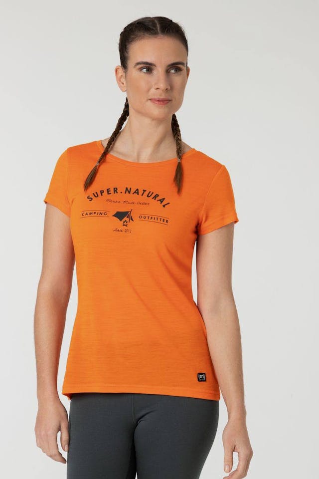 Supernatural Camping W Tee Orange 03