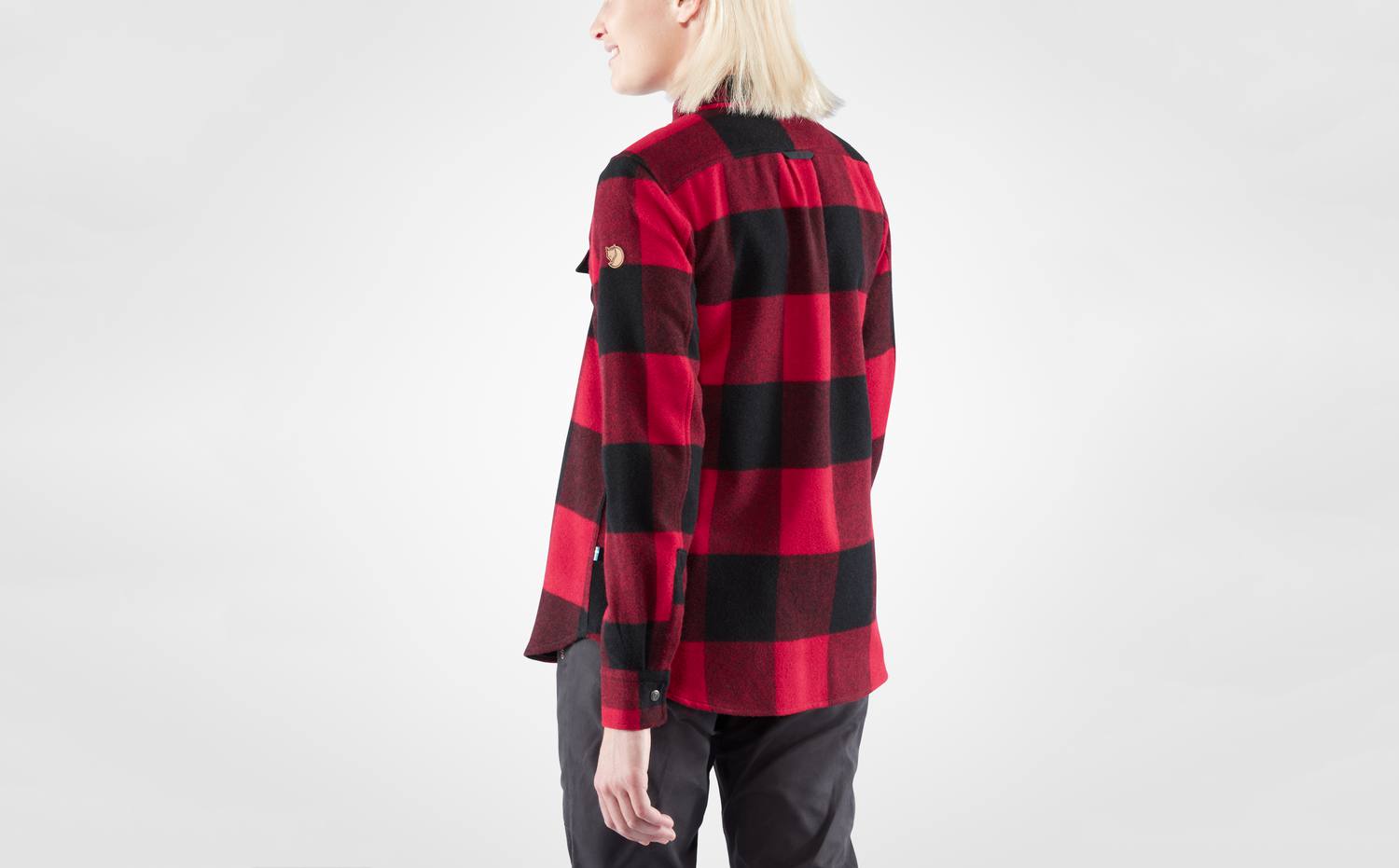 Fjällräven Canada Shirt LS Women Punainen 04
