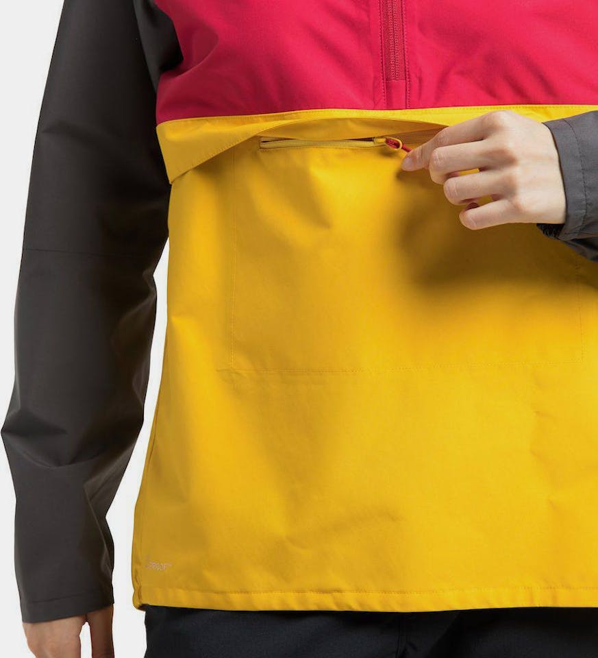 Haglöfs Spira Anorak Women Magnetite/Pumpkin Yellow 04