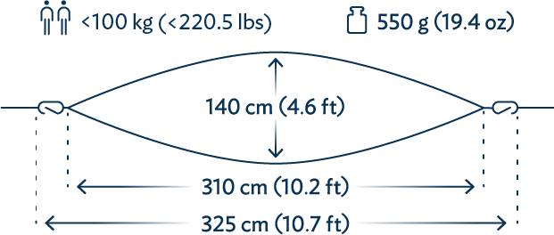 Ticket To The Moon Lightest Pro Hammock  02