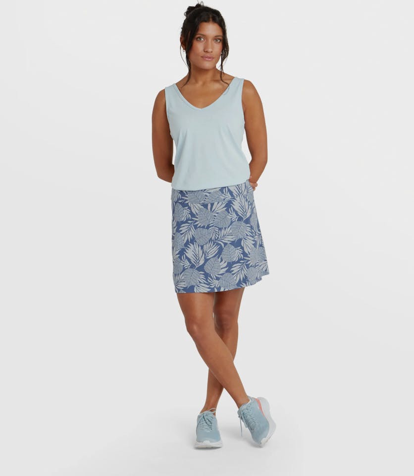 Sherpa Women's Bali V-neck Tank Sky Blue 02