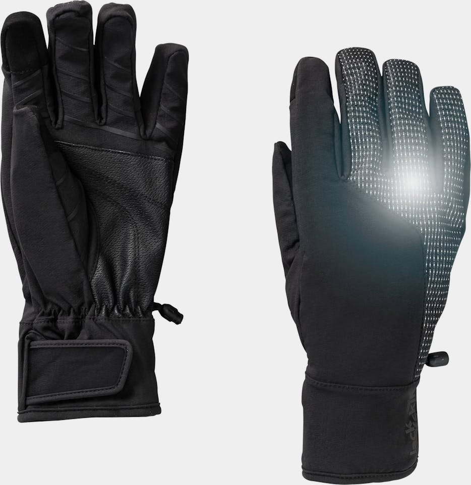 Jack Wolfskin Night Hawk Gloves Black 02