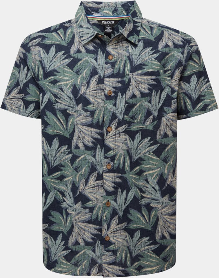 Sherpa Men's Havai Short Sleeve Shirt Rathee Blue 02