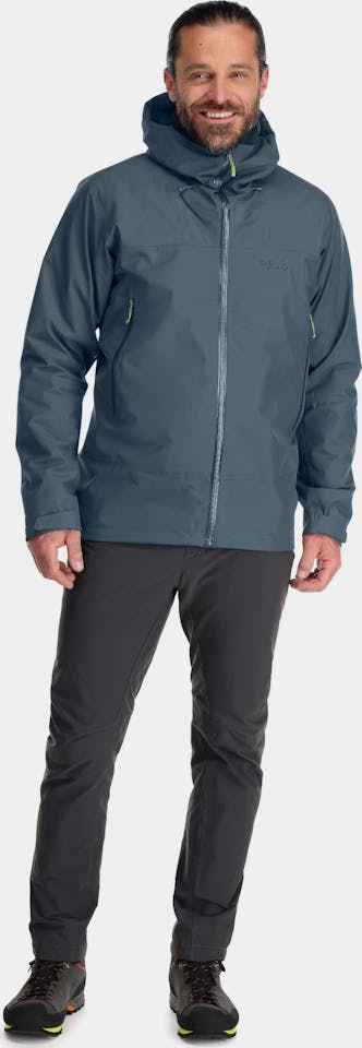 Rab Men's Namche GTX Jacket ja Lowa Men's Renegade Evo Mid GTX Musta 49