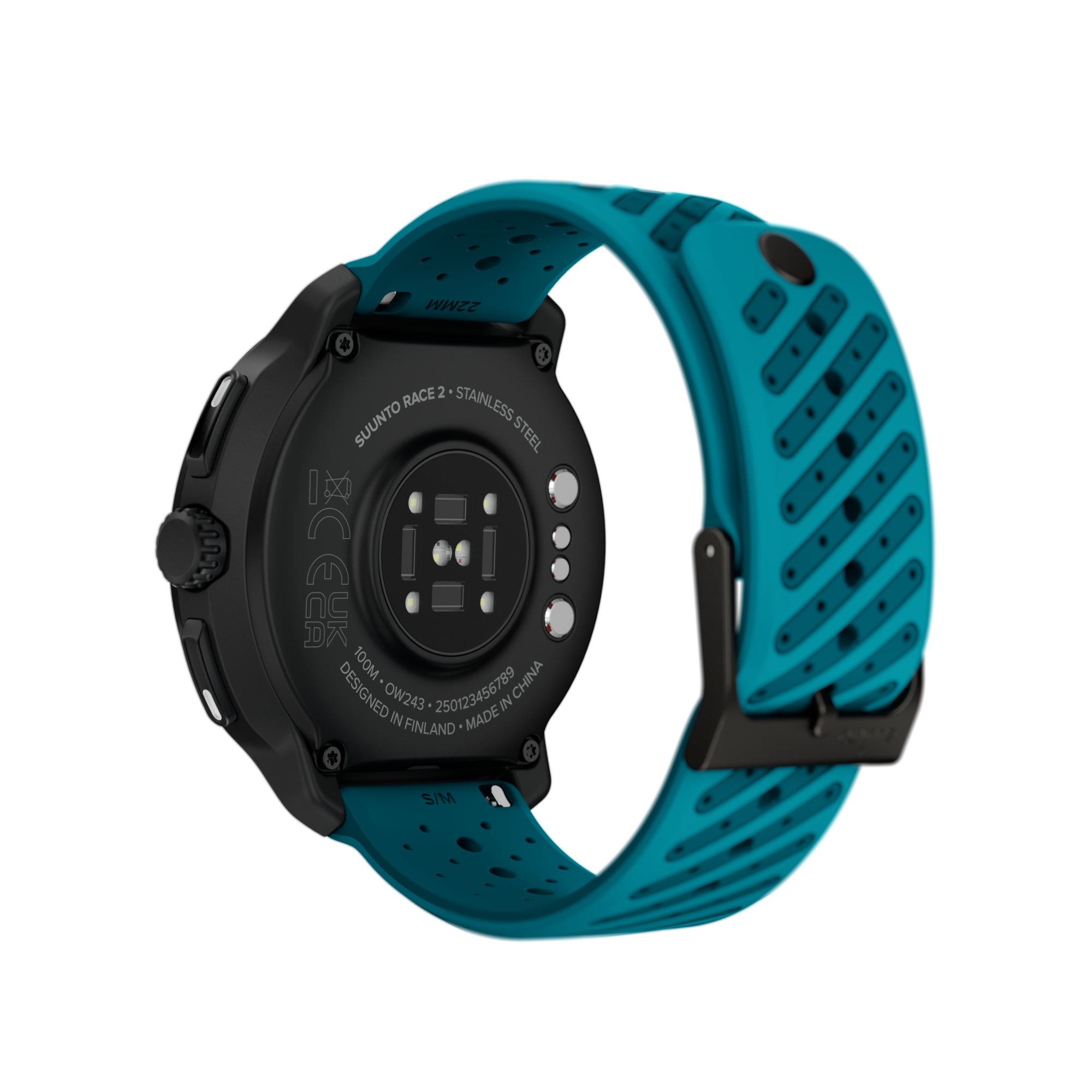 Suunto Race 2 Stainless Steel Wave Blue  03