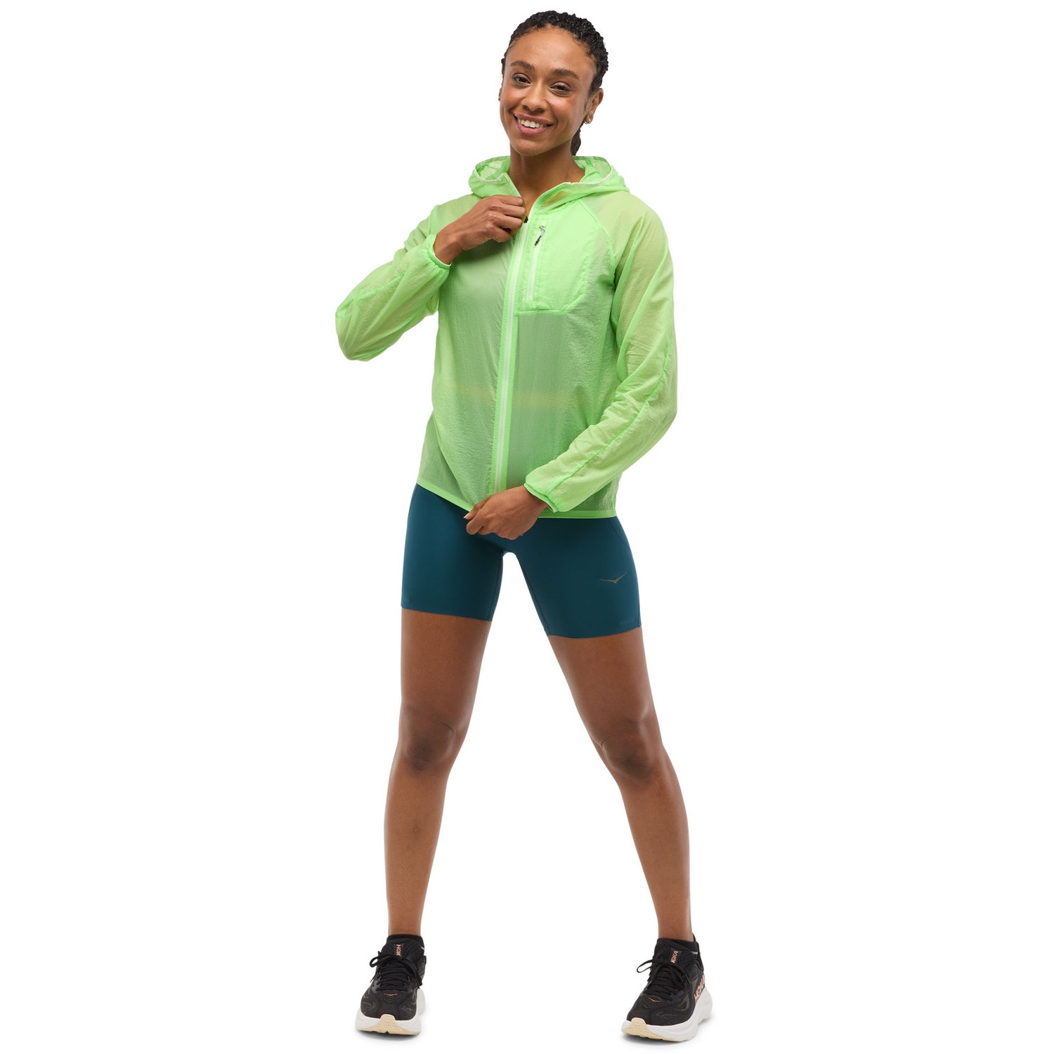 Hoka Women's Skyflow Jacket Apple Mint 03