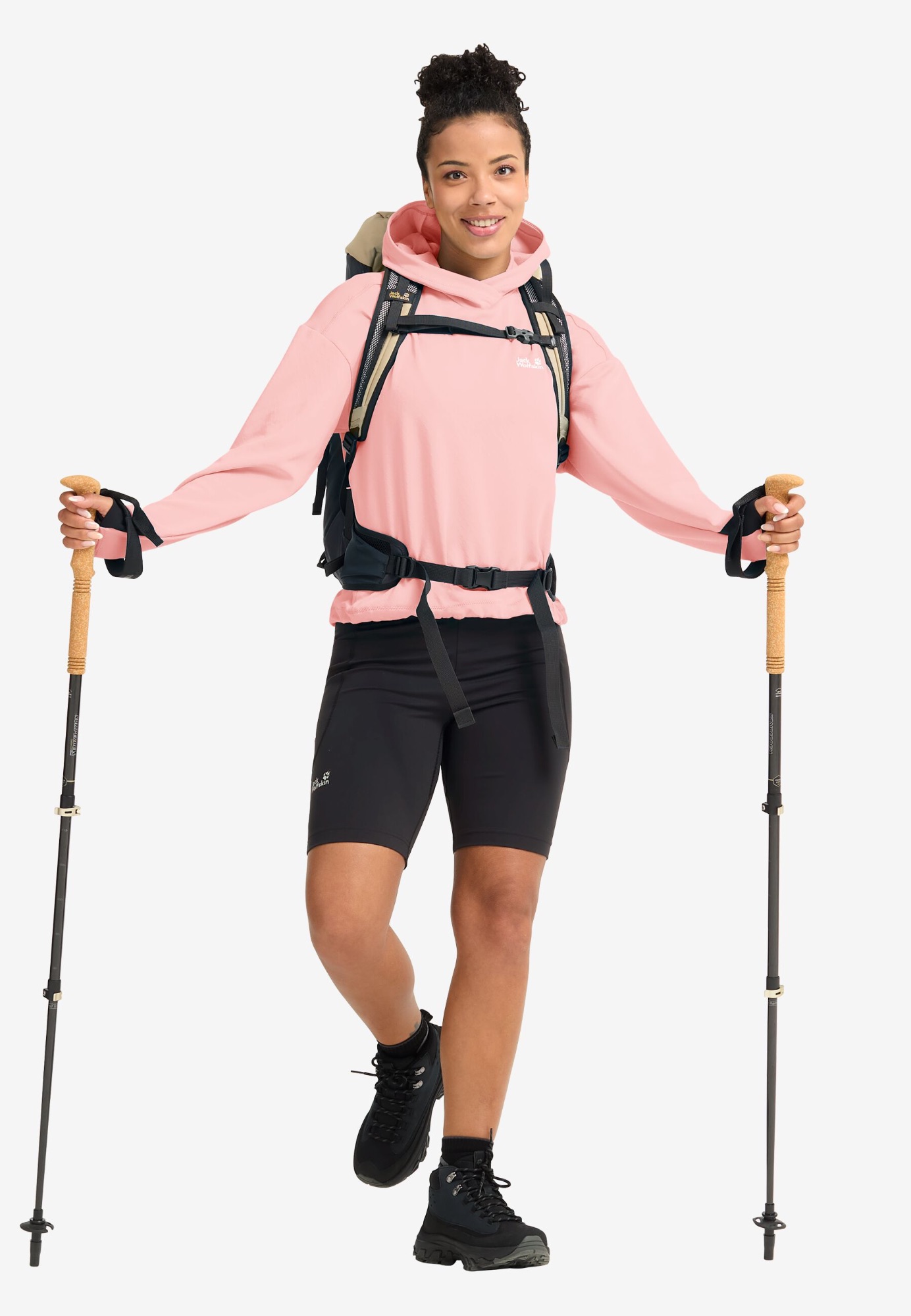 Jack Wolfskin Women's Astrotrail Hoody Rose garden 02