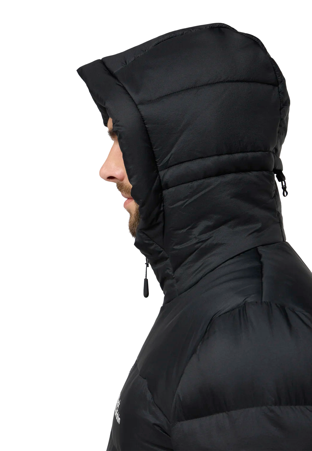 Jack Wolfskin Men's Nebelhorn Down Hoody - Miesten untuvatakki Musta 03