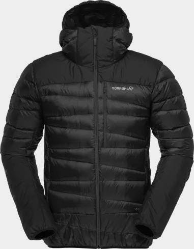 Norrøna Men's Falketind Down 750 Hood - Miesten untuvatakki Caviar 01